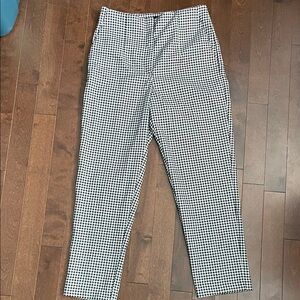Dynamite Black and White Checkered Women's Pants